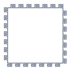 Greek decorative frame for design, minimal style