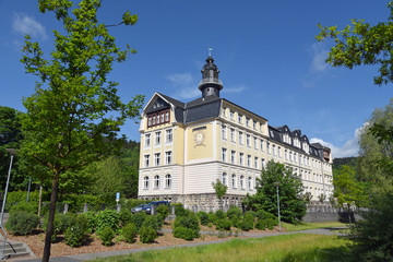 Fototapeta na wymiar historisches Gebäude in Meiningen / Thüringen