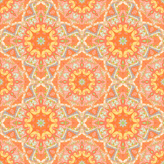 Seamless pattern. Decorative pattern in beautiful colors. Vector illustration