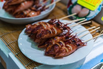 Nishiki food market in Kyoto