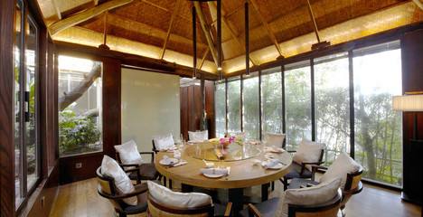 restaurant's private dining room