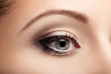 beautiful woman eye