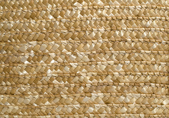 Woven straw background