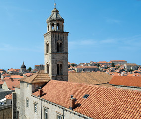 Dubrovnik Clocher et toits