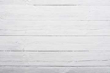 Naklejka premium White wood texture background