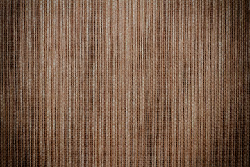 Brown bamboo straw mat for background and texture