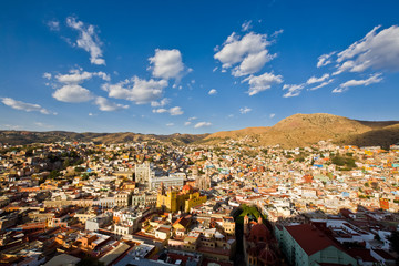 view of Guanajuato city, Mexico