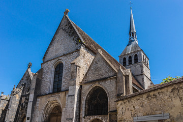 Fototapeta premium Eglise Sainte Croix (Holy Cross Church, 12th century) in Provins