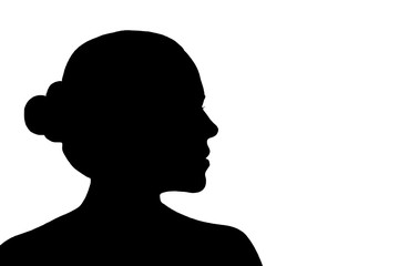 woman  silhouette shadow