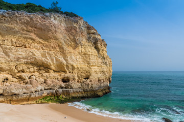 Praia do Vale de Centianes - beautiful beach of Algarve in Portugal