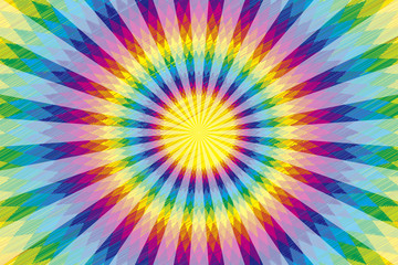 Obraz premium #Background #wallpaper #Vector #Illustration #design #free #free_size #charge_free #colorful #color rainbow,show business,entertainment,party,image 背景素材壁紙,虹色,レインボー,カラフル,エスニック柄,ラテン系,情熱,パッション,太陽,光,真夏,