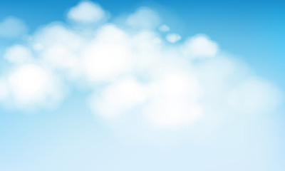 Vector sky background.