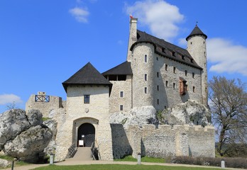Fototapeta na wymiar Bobolice castle, Poland.