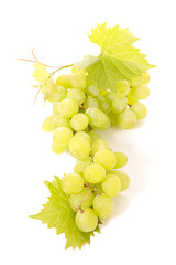green grape and leaf