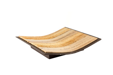 Sushi table isolated on white background