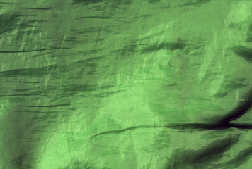 Abstract green fabric texture.