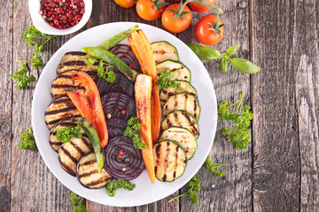 grilled vegetable,barbecue