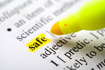 safe highlighted
