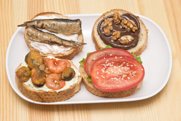 sandwiches on plate