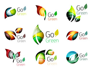 Set of abstract leaves