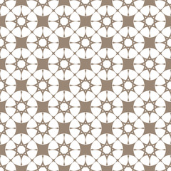 Fototapeta premium Abstract beige seamless pattern with stylized stars
