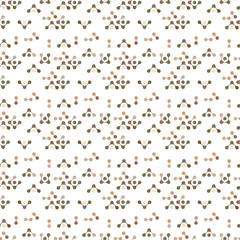 multicolor molecules seamless pattern vector eps10