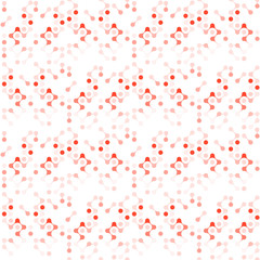 multicolor molecules seamless pattern vector eps10