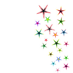 Fototapeta premium stars set