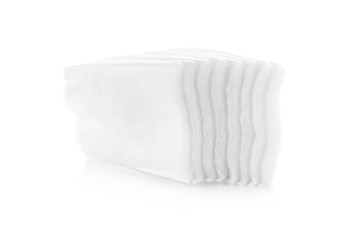 Cotton bandage on white background