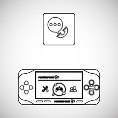 Wearable technology design. wireless icon. Flat illustration  , vector