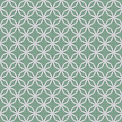 Green Graphic Seamless Pattern Vector Illustration.
