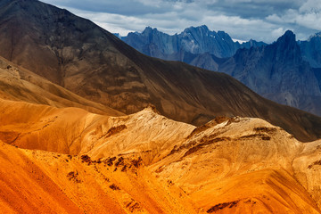 Rocks of Moonland, Himalayan mountains , ladakh landscape at Leh