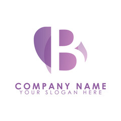 letter b vector sign element symbol icon i design