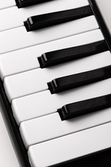 Close-up of Piano Keyboard