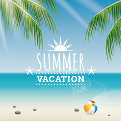 Summer Vacation label