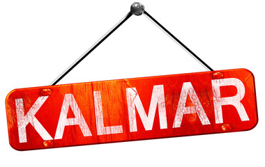 Kalmar, 3D rendering, a red hanging sign © Argus