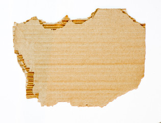 Torn cardboard