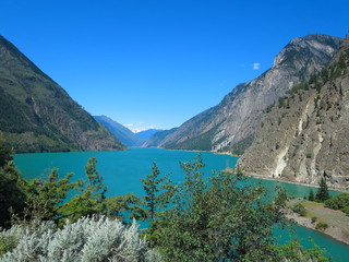 Naklejka premium Seton Lake, Lillooet, Kanada