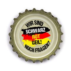 Kronkorken - Wir sind schwarz,Rot,Geil!