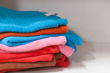 Colorful Towels Cutout