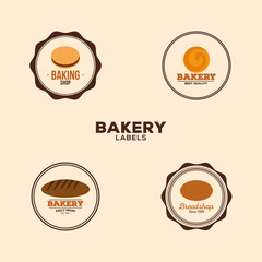 Delicious bakery labels