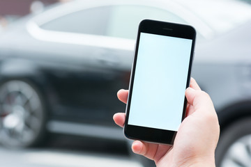 Smart phone and car service.