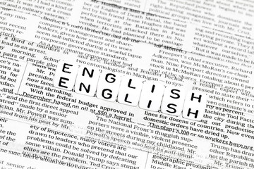 Obraz premium English Language