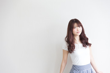 カジュアルポートレート・カジュアル(白バック)