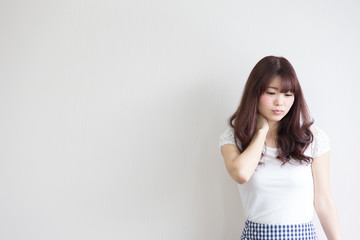 Obraz premium カジュアルポートレート・カジュアル(白バック)