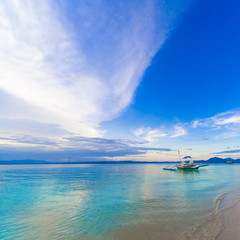 Philippines,  tropical sea background sunset 1!