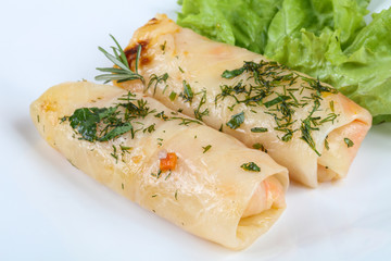 Stuffed cabbage rolls