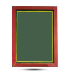 Fototapeta premium wooden frame isolated on white background, Old wooden, grunge wooden, vintage tone of wooden background.