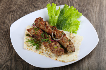 Lamb kebab