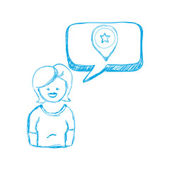 Social media design. Multimedia icon. White background , vector